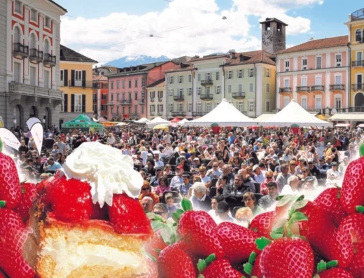 Erdbeeren auf dem Platz